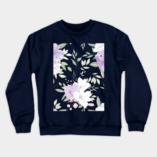 Watercolor floral pattern Crewneck Sweatshirt